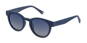 STING STGSST436 | Unisex-Sonnenbrille | Panto | Fassung: Kunststoff Blau | Glasfarbe: Blau