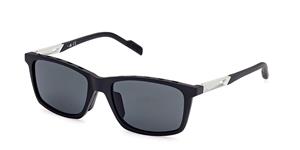 ADIDAS SP0052 | Herren-Sonnenbrille | Eckig | Fassung: Kunststoff Schwarz | Glasfarbe: Grau
