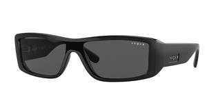 VOGUE VO5442S | Damen-Sonnenbrille | Eckig | Fassung: Kunststoff Schwarz | Glasfarbe: Grau
