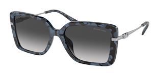 MICHAEL KORS MK2174U | Damen-Sonnenbrille | Butterfly | Fassung: Kunststoff Havanna | Glasfarbe: Grau