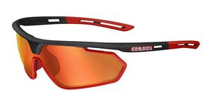 Salice Sonnenbrillen 018 RWX NERO-ROSSO/RW ROSSO