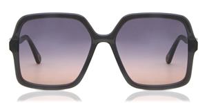 Chloé CHLOE CH0086S | Damen-Sonnenbrille | Eckig | Fassung: Kunststoff Grau | Glasfarbe: Grau / Orange