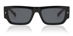 CHIARA FERRAGNI CF 7013/S | Damen-Sonnenbrille | Eckig | Fassung: Kunststoff Schwarz | Glasfarbe: Grau