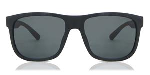 EMPORIO ARMANI EA4182U | Herren-Sonnenbrille | Eckig | Fassung: Kunststoff Schwarz | Glasfarbe: Grau