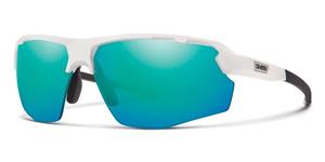 SMITH RESOLVE | Ski-Sonnenbrille | Unisex | Fassung: Kunststoff Weiß | Glasfarbe: Grün