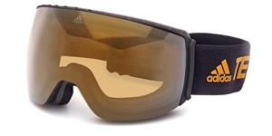 ADIDAS SP0053 SKI | Ski-Sonnenbrille | Unisex | Fassung: Kunststoff Schwarz | Glasfarbe: Braun