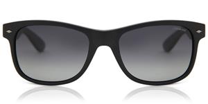 POLAROID PLD 1015/S | Herren-Sonnenbrille | Eckig | Fassung: Kunststoff Schwarz | Glasfarbe: Grau