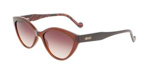 LIU JO LJ761S | Damen-Sonnenbrille | Butterfly | Fassung: Kunststoff Braun | Glasfarbe: Braun