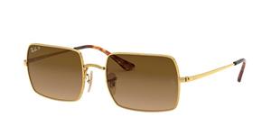 Ray-Ban Rectangle 1969 RB1969 - Rechthoekig Goud Polarized glazen