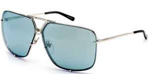 PORSCHE DESIGN 8928 | Herren-Sonnenbrille | Pilot | Fassung: Kunststoff Silberfarben | Glasfarbe: Blau