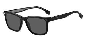 hugobosseyewear Hugo Boss Eyewear Sonnenbrillen für Männer HB 1318/S 284 T55 IR 145 Black