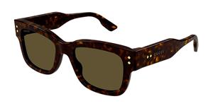 guccieyewear Gucci Eyewear Sonnenbrillen für Männer GG1217S 002 T53 Acetate 145 Havana