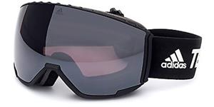 ADIDAS SP0039 SKI | Ski-Sonnenbrille | Unisex | Fassung: Kunststoff Schwarz | Glasfarbe: Grau