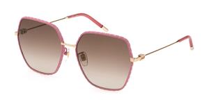 FURLA FULSFU628 | Damen-Sonnenbrille | Butterfly | Fassung: Kunststoff Rosa | Glasfarbe: Rosa