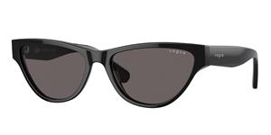 VOGUE VO5513S | Damen-Sonnenbrille | Butterfly | Fassung: Kunststoff Schwarz | Glasfarbe: Grau