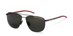 PORSCHE DESIGN 8909 | Herren-Sonnenbrille | Pilot | Fassung: Kunststoff Schwarz | Glasfarbe: Grau