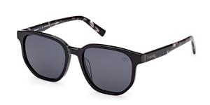 TIMBERLAND TB9305-H | Herren-Sonnenbrille | Eckig | Fassung: Kunststoff Schwarz | Glasfarbe: Grau