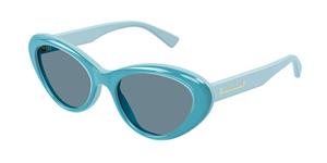 GUCCI GG1170S | Damen-Sonnenbrille | Butterfly | Fassung: Kunststoff Blau | Glasfarbe: Blau