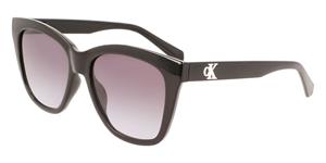 CALVIN KLEIN CKJ22608S | Damen-Sonnenbrille | Butterfly | Fassung: Kunststoff Schwarz | Glasfarbe: Grau