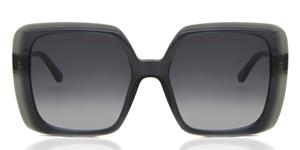 KARL LAGERFELD KL6059S | Damen-Sonnenbrille | Eckig | Fassung: Kunststoff Grau | Glasfarbe: Grau