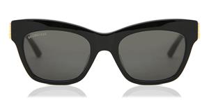 Balenciaga Sonnenbrillen für Frauen BB0132S 001 T53 Acetate 145 Black