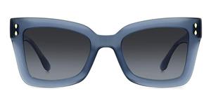 ISABEL MARANT IM 0103/S | Damen-Sonnenbrille | Butterfly | Fassung: Kunststoff Transparent | Glasfarbe: Grau