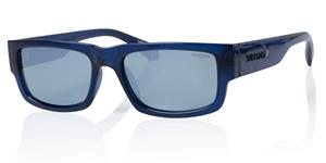 SUPERDRY 5005 | Unisex-Sonnenbrille | Eckig | Fassung: Kunststoff Blau | Glasfarbe: Grau