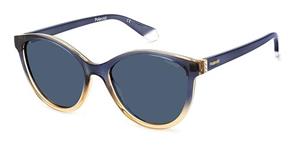 Polaroid Sonnenbrillen für Frauen PLD 4133/S/X YRQ T55 145 Blue Beige