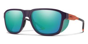 SMITH EMBARK | Ski-Sonnenbrille | Herren | Fassung: Kunststoff Lila | Glasfarbe: Blau