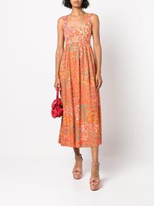 Cynthia Rowley Maxi-jurk met bloemenprint - Oranje