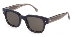 LOZZA LOZSL4300 | Herren-Sonnenbrille | Eckig | Fassung: Kunststoff Lila | Glasfarbe: Braun
