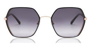 CALVIN KLEIN CK21131S | Damen-Sonnenbrille | Mehreckig | Fassung: Kunststoff Schwarz | Glasfarbe: Grau