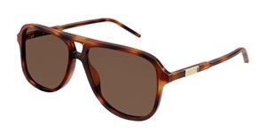 guccieyewear Gucci Eyewear Sonnenbrillen für Männer GG1156S 003 T57 Acetate 145 Havana