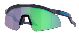 OAKLEY OO9229 | Unisex-Sonnenbrille | Monoscheibe | Fassung: Kunststoff Blau | Glasfarbe: Grün