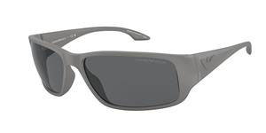 EMPORIO ARMANI EA4191U | Herren-Sonnenbrille | Eckig | Fassung: Kunststoff Grau | Glasfarbe: Grau