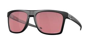 OAKLEY OO9100 | Herren-Sonnenbrille | Eckig | Fassung: Kunststoff Schwarz | Glasfarbe: Rot