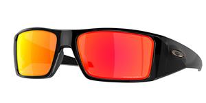 OAKLEY OO9231 | Unisex-Sonnenbrille | Eckig | Fassung: Kunststoff Schwarz | Glasfarbe: Orange