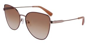 LONGCHAMP LO165S | Damen-Sonnenbrille | Butterfly | Fassung: Kunststoff Braun | Glasfarbe: Braun