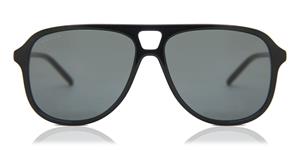 GUCCI GG1156S | Unisex-Sonnenbrille | Pilot | Fassung: Kunststoff Schwarz | Glasfarbe: Grau
