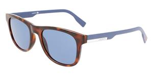 LACOSTE L969S | Herren-Sonnenbrille | Eckig | Fassung: Kunststoff Havanna | Glasfarbe: Blau