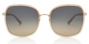 Chloé CHLOE CH0031S | Damen-Sonnenbrille | Eckig | Fassung: Kunststoff Braun | Glasfarbe: Grau / Gelb