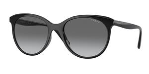 VOGUE VO5453S | Damen-Sonnenbrille | Butterfly | Fassung: Kunststoff Schwarz | Glasfarbe: Grau