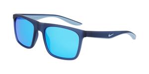 NIKE CHAK M DZ7373 | Unisex-Sonnenbrille | Eckig | Fassung: Kunststoff Blau | Glasfarbe: Blau