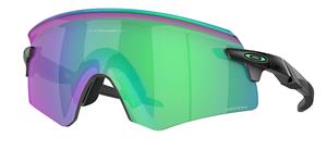 OAKLEY OO9471 | Unisex-Sonnenbrille | Monoscheibe | Fassung: Kunststoff Schwarz | Glasfarbe: Grün