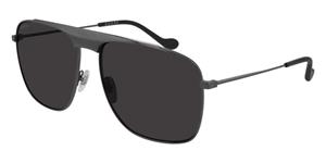 GUCCI GG0909S | Herren-Sonnenbrille | Eckig | Fassung: Kunststoff Grau | Glasfarbe: Grau