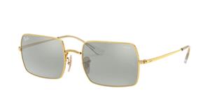 Ray-Ban Retangle RB1969 Zonnebril - Goud - Spiegel glazen - Glazen met sterkte beschikbaar