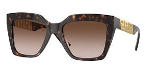 VERSACE VE4418 | Damen-Sonnenbrille | Butterfly | Fassung: Kunststoff Havanna | Glasfarbe: Braun