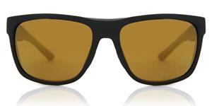 SMITH BARRA | Ski-Sonnenbrille | Herren | Fassung: Kunststoff Schwarz | Glasfarbe: Goldfarben
