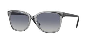 VOGUE VO5426S | Damen-Sonnenbrille | Eckig | Fassung: Kunststoff Grau | Glasfarbe: Grau / Blau