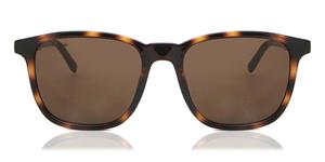 LACOSTE L915S | Unisex-Sonnenbrille | Eckig | Fassung: Kunststoff Havanna | Glasfarbe: Braun